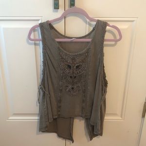 Free People open back tank top